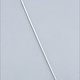 808S-12 = Sterling Silver Eye Pin 2'' x .025'' (22ga/.65mm) Wire (Pkg of 10)