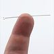 808S-06 = Sterling Silver Eye Pin 2'' x .020'' (24ga/.5mm) Wire (Pkg of 10)