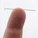 808S-05 = Sterling Silver Eye Pin 1.5'' x .020'' (24ga/.5mm) Wire (Pkg of 10)