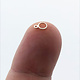 975S-01 = Sterling Silver Pendant Loop Double (.035''  & .125'' ID) Ring (Pkg of 10)