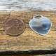 MSS2062 = Sterling Stamping HEART 23.9 x 21.8mm with TOP LOOP (20ga)