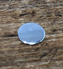 MSS10024 = Sterling Silver Disc 1/4'' Dia. x 24ga (Pkg of 5)