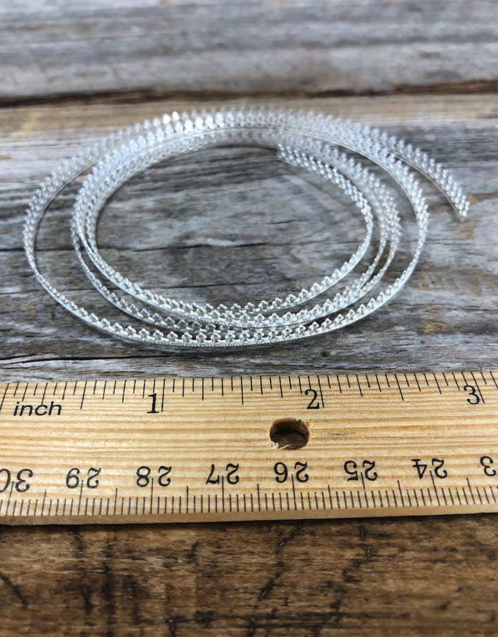 SGW05 = Sterling Gallery Wire "Twist Ring" (Per Inch)