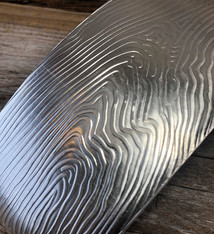 SSP32 = Patterned Sterling Silver Sheet ''Wood Grain'' 2'' x 6'' (Choose Gauge)