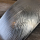 SSP32 = Patterned Sterling Silver Sheet ''Wood Grain'' 2'' x 6'' (Choose Gauge)