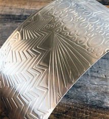 SSP38 = Patterned Sterling Silver Sheet ''Multi Pattern'' 2'' x 6'' (Choose Gauge)