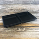 DIS1802 = Plastic Tray Insert 2 Spaces 1-3/8" Deep - Black (Pkg of 3)