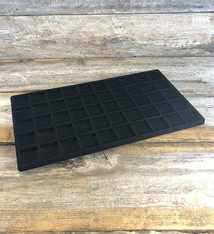 DIS1969 = Flocked Tray Inserts 50 Spaces 1-1/8'' x 1-1/4'' (Pkg of 3)