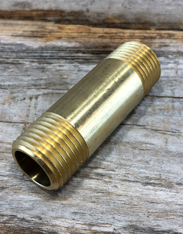 CL303-21 = Brass Nipple Connector for Hoffman JEL3 (#05897)