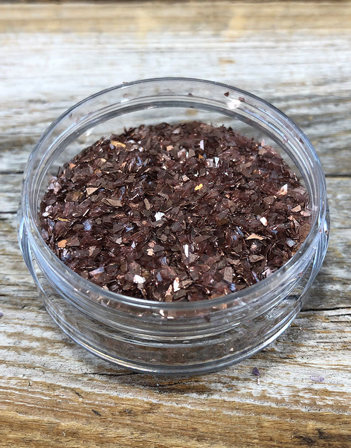 CE795 = Ice Resin German Glass Glitter - Chocolate