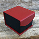 DBX4150 = Deluxe Magnetic Red/Black Ring Box 1-7/8'' x 2-1/4'' x 1-1/2''