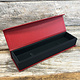 DBX4153 = Deluxe Magnetic Red/Black Bracelet/Watch Box 8-3/4'' x 2-1/4'' x 1''