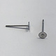 902L-43 = Ear Post Stainless Steel with 4mm Pad (Pkg of 144)