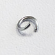 904L-4024 = Stainless Steel Jump Ring Pre-open 22ga, 4mm ID (Pkg of 100)