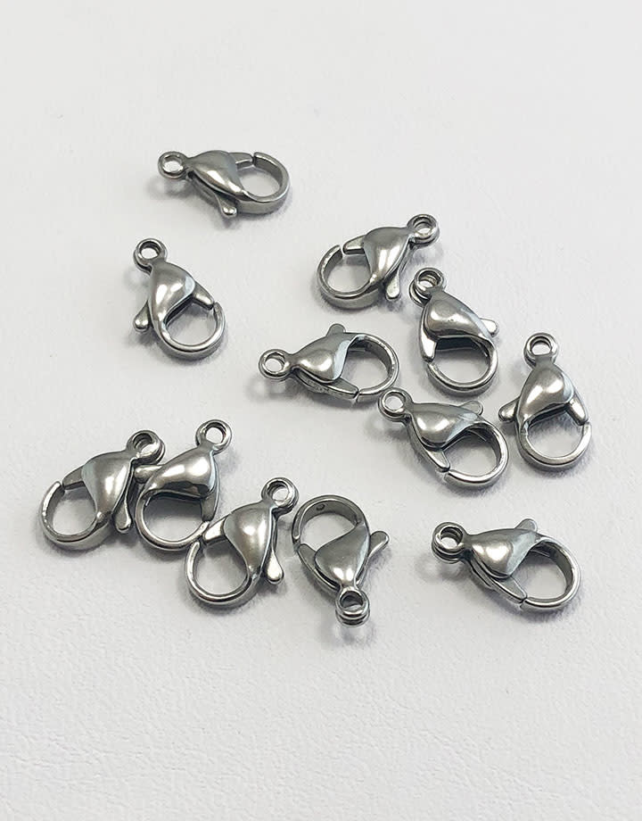 912L-42 = 12mm Stainless Steel Trigger Clasp (Pkg of 6)