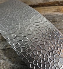 ASP4720 = Patterned Aluminum Sheet ''Lake Bed'' 2'' x 6'' 20ga