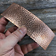 CSP4722 = Patterned Copper Sheet ''Lake Bed''  2'' x 6'' 22ga