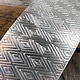 SSP42 = Patterned Sterling Silver Sheet ''Triangle/Herringbone'' 2'' x 6'' (Choose Gauge)