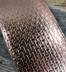 CSP3824 = Patterned Copper Sheet ''Multi Pattern'' 2'' x 6'' 24ga by FDJtool