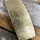 BSP37 = Patterned Brass Sheet ''Leaves'' 2'' x 6'' (Choose Gauge)