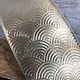 BSP45 = Patterned Brass Sheet ''Rainbows'' 2'' x 6'' (Choose Gauge)