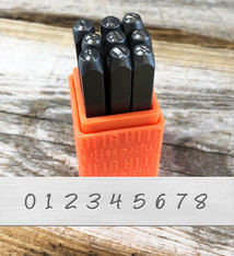 PN937 = 3mm Bridgette Numbers Punch Set
