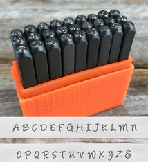 PN935 = 3mm Bridgette Uppercase Letter Punch Set