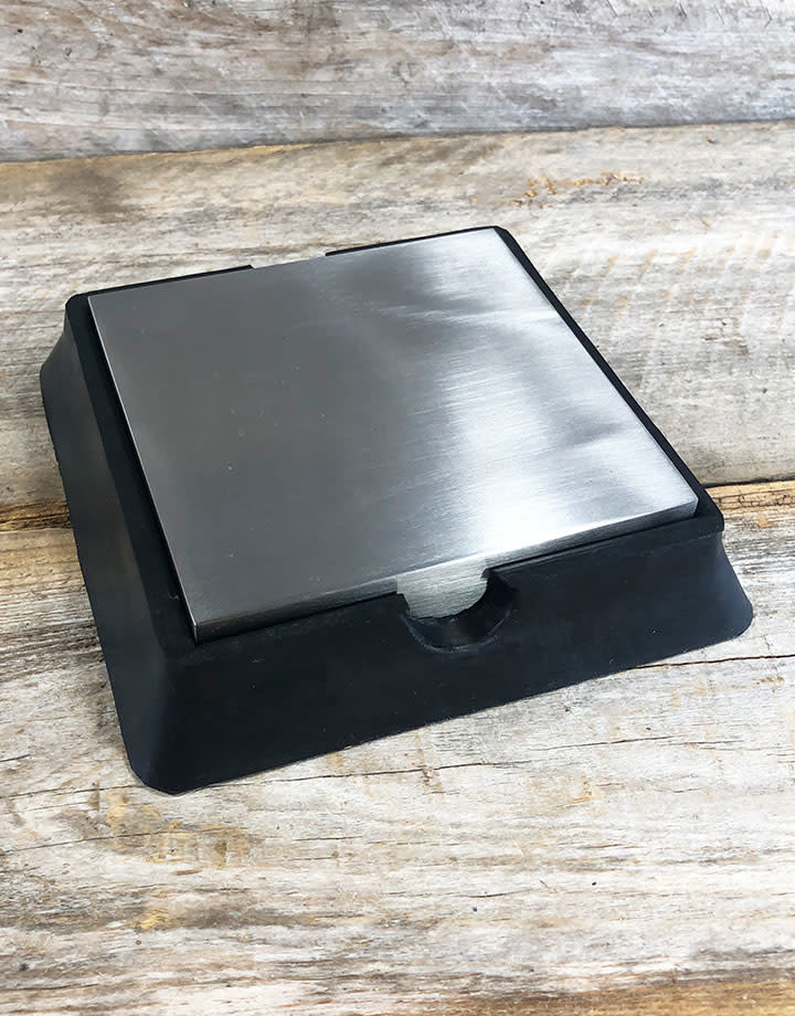 AN544 = Rubber Base for 3-7/8'' x 3-7/8'' Steel Bench Blocks