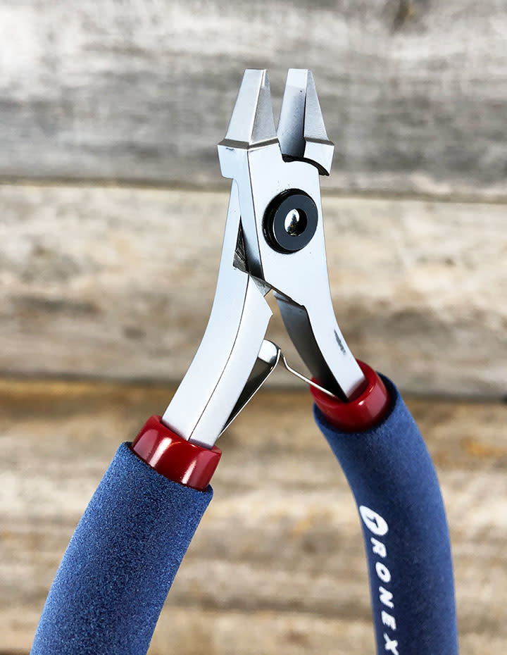 Tronex PL30747 = Tronex 747 Stubby Chain Nose Pliers - Long Ergo Handle