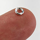 900S-2.5H = Open Jump Ring Sterling Silver 2.5mm ID x .050'' (16ga) (Pkg of 10)