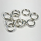 900S-5.5H = Open Jump Ring Sterling Silver 5.5mm ID x .050'' (16ga) (Pkg of 10)