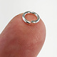 900S-5.5H = Open Jump Ring Sterling Silver 5.5mm ID x .050'' (16ga) (Pkg of 10)