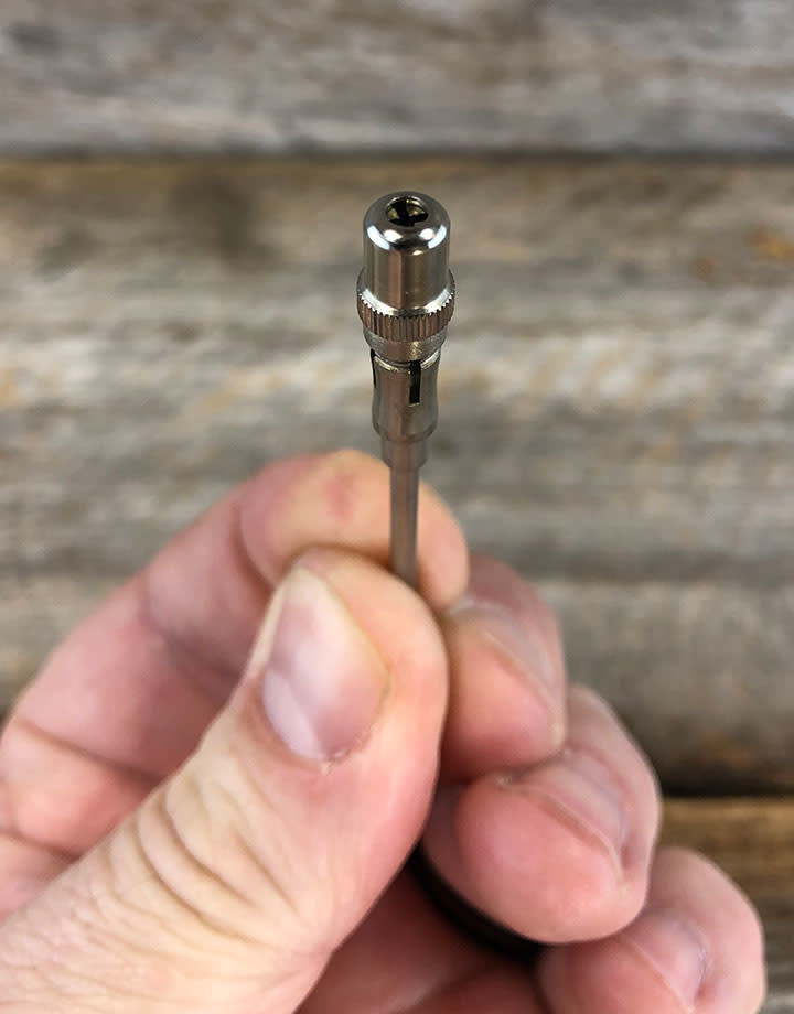 DR2815 = Micro Chuck Adapter for #70-80 drills (3/32" shank)