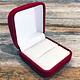 DBX2212 = Red Value Velvet Ring Box (Each)