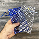 DBX1294P = Organza Drawstring Pouches Polka Dots 4''x5'' (Dozen)