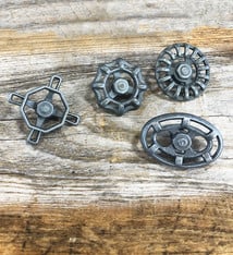 Tim Holtz Idea-ology EB2044 = Faucet Knobs by Tim Holtz (Pkg of 4)