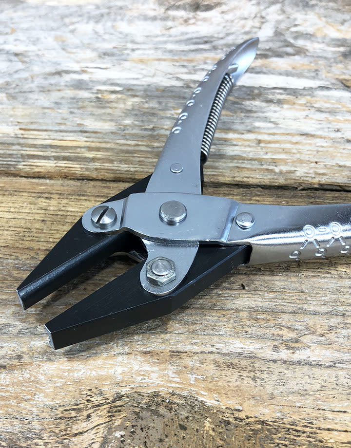 Nylon Jaw Pliers - Half Round Half Flat Nose 