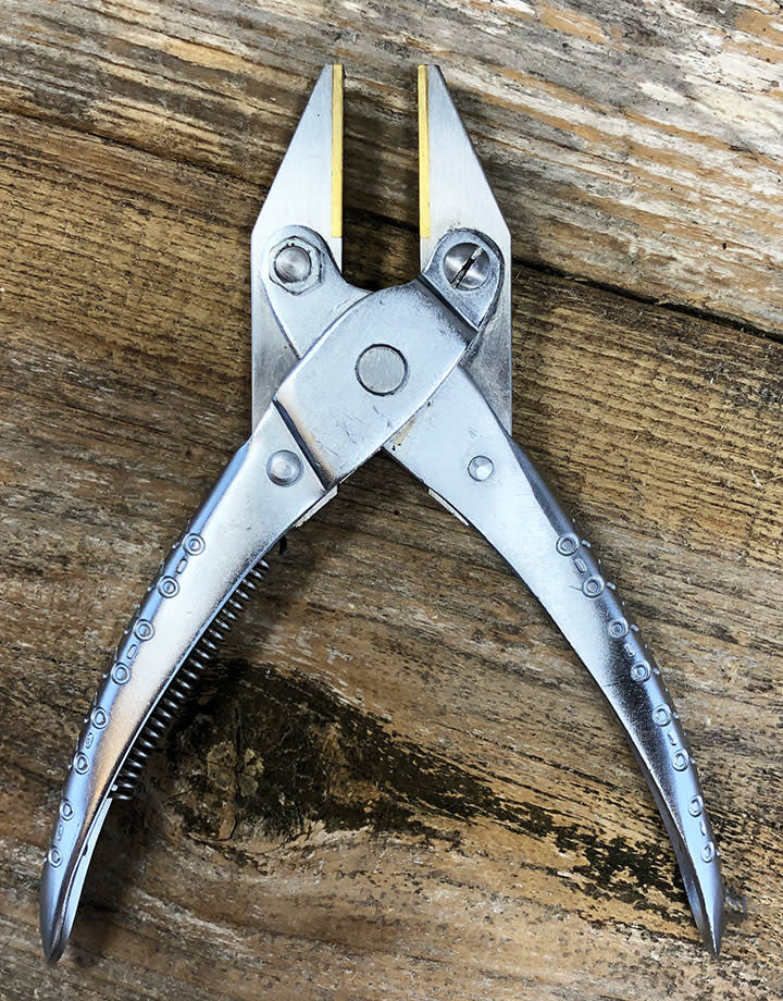 Eurotool PL8670 = Parallel Pliers with Flat Nose Brass Jaws