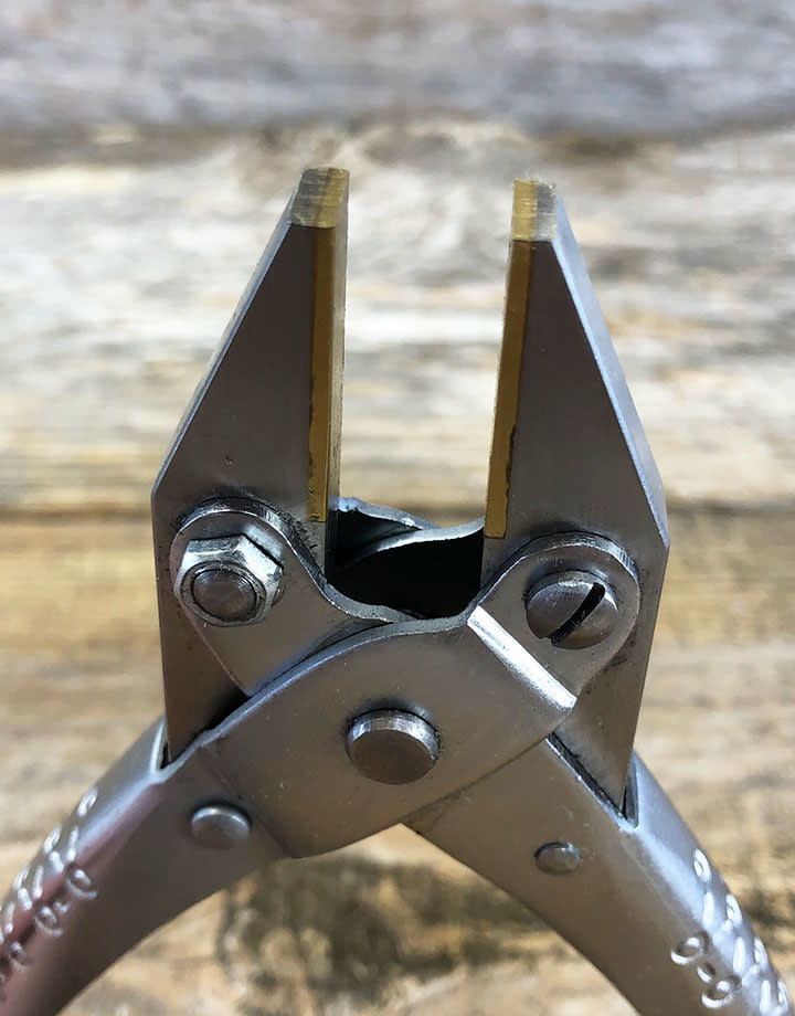 Eurotool PL8670 = Parallel Pliers with Flat Nose Brass Jaws