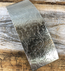 NSP35 = Patterned Nickel Silver Sheet ''Vines'' 2'' x 6'' (Choose Gauge)