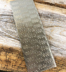 NSP42 = Patterned Nickel Silver Sheet ''Triangle/Herringbone'' 2'' x 6'' (Choose Gauge)