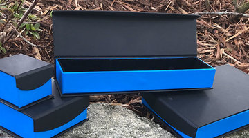 Magnetic Lid Boxes Blue/Black