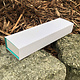 DBX4353 = Deluxe Magnetic Teal/White Bracelet Box 8-3/4'' x 2-1/4'' x 1'' (Each)