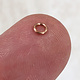 900CU-4028 = Copper Jump Ring Open 4.0mm OD x .028" (Pkg of 100)