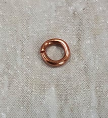 900CU-4028 = Copper Jump Ring Open 4.0mm OD x .028" (Pkg of 100)