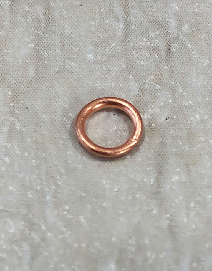 900CU-5032 = Copper Jump Ring Open 5.0mm OD x .032'' (Pkg of 100)