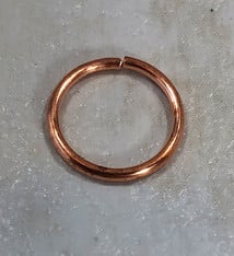 900CU-10040 = Copper Jump Ring Open 10.0mm OD x .040'' (Pkg of 100)