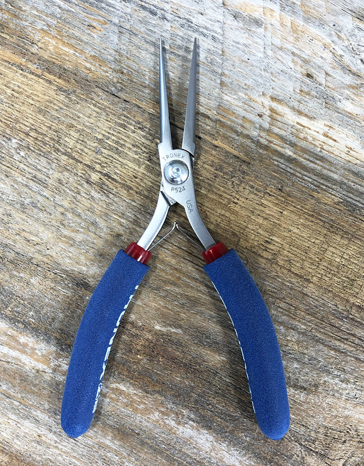 Tronex PL30524 = Tronex 524 Extra Long Needle Nose  Pliers - Short Handle