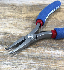 Tronex PL30557 = Tronex 557 Bent Nose 60deg Fine Tip Pliers - Short Handle