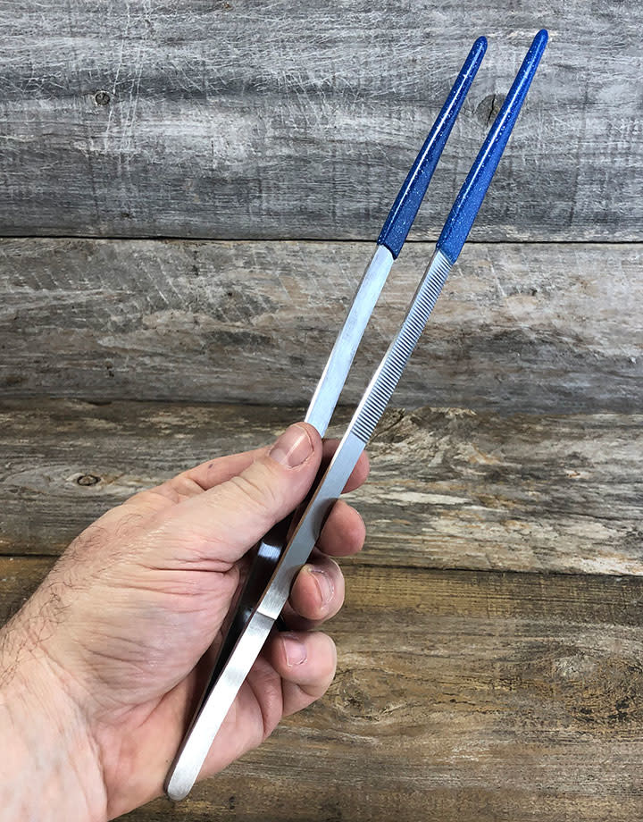 TW958 = Steam Tweezer 12'' with Rubber Tips